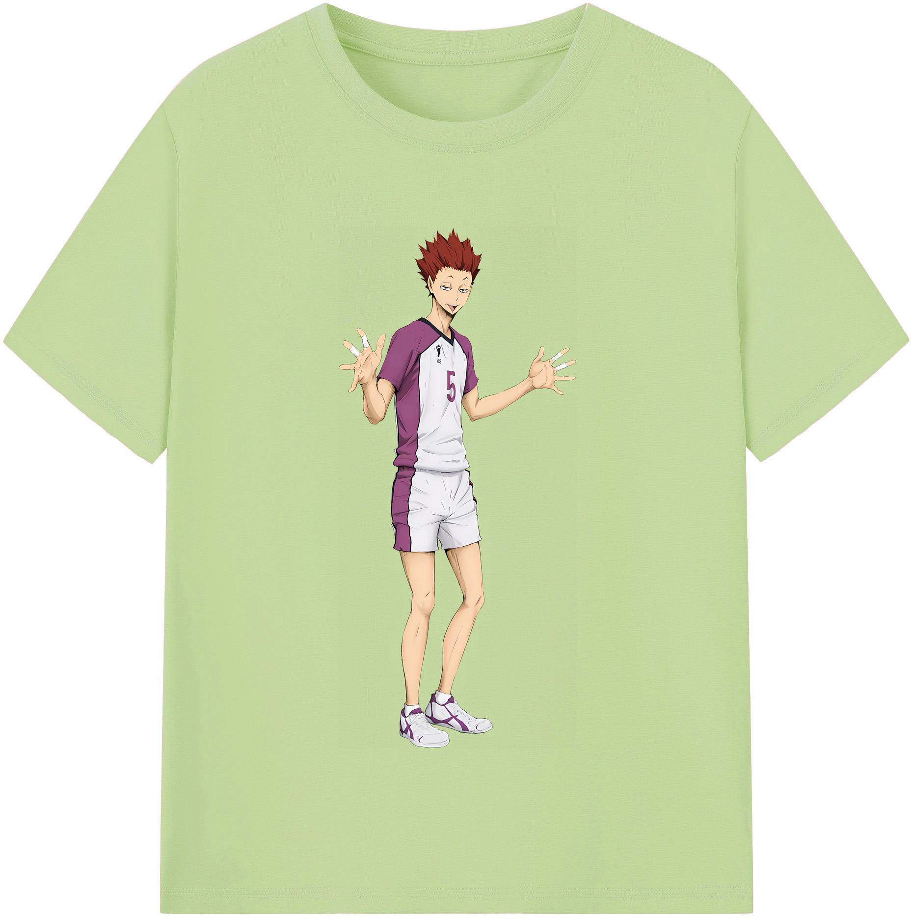 （画像用） ハイキュー!! Haikyu!! 綿100％半袖Tシャツ（フロントプリント）